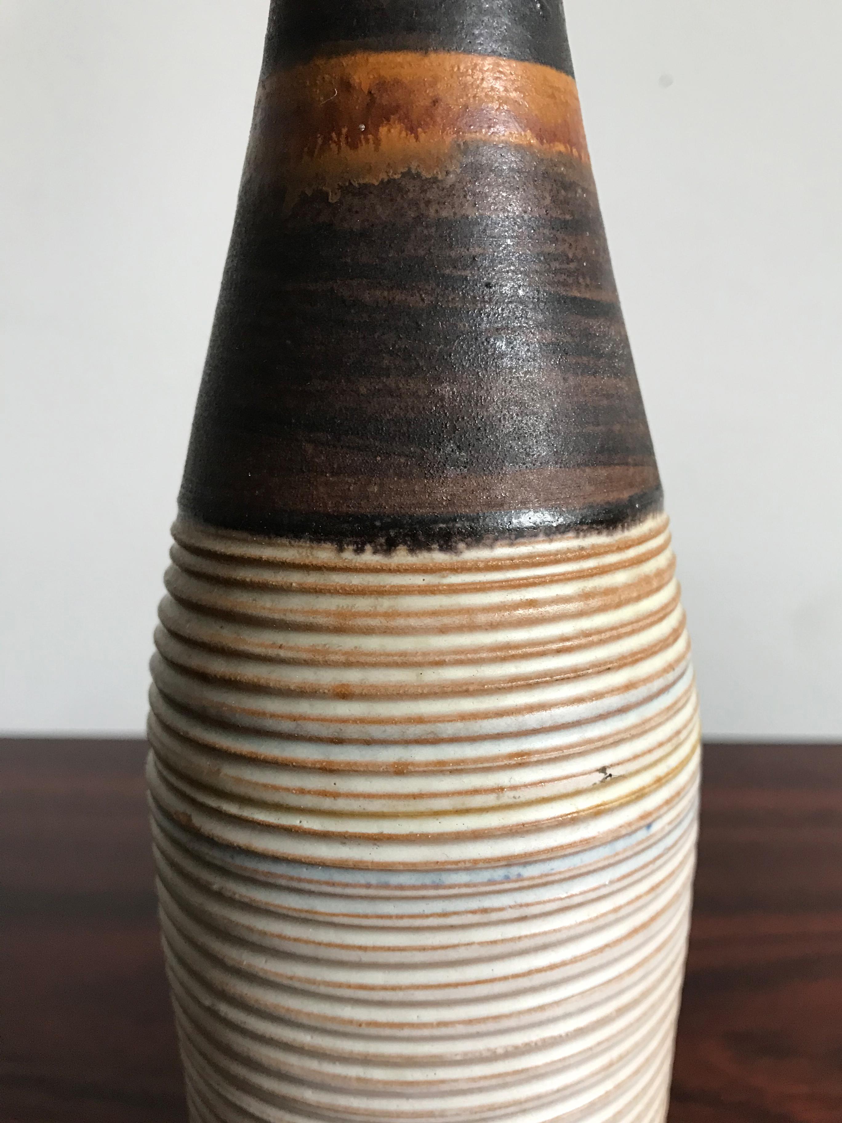 Ivo Sassi Mid-Century Modern Design Italian Ceramic Vases Bottles Set, 1950s For Sale 9