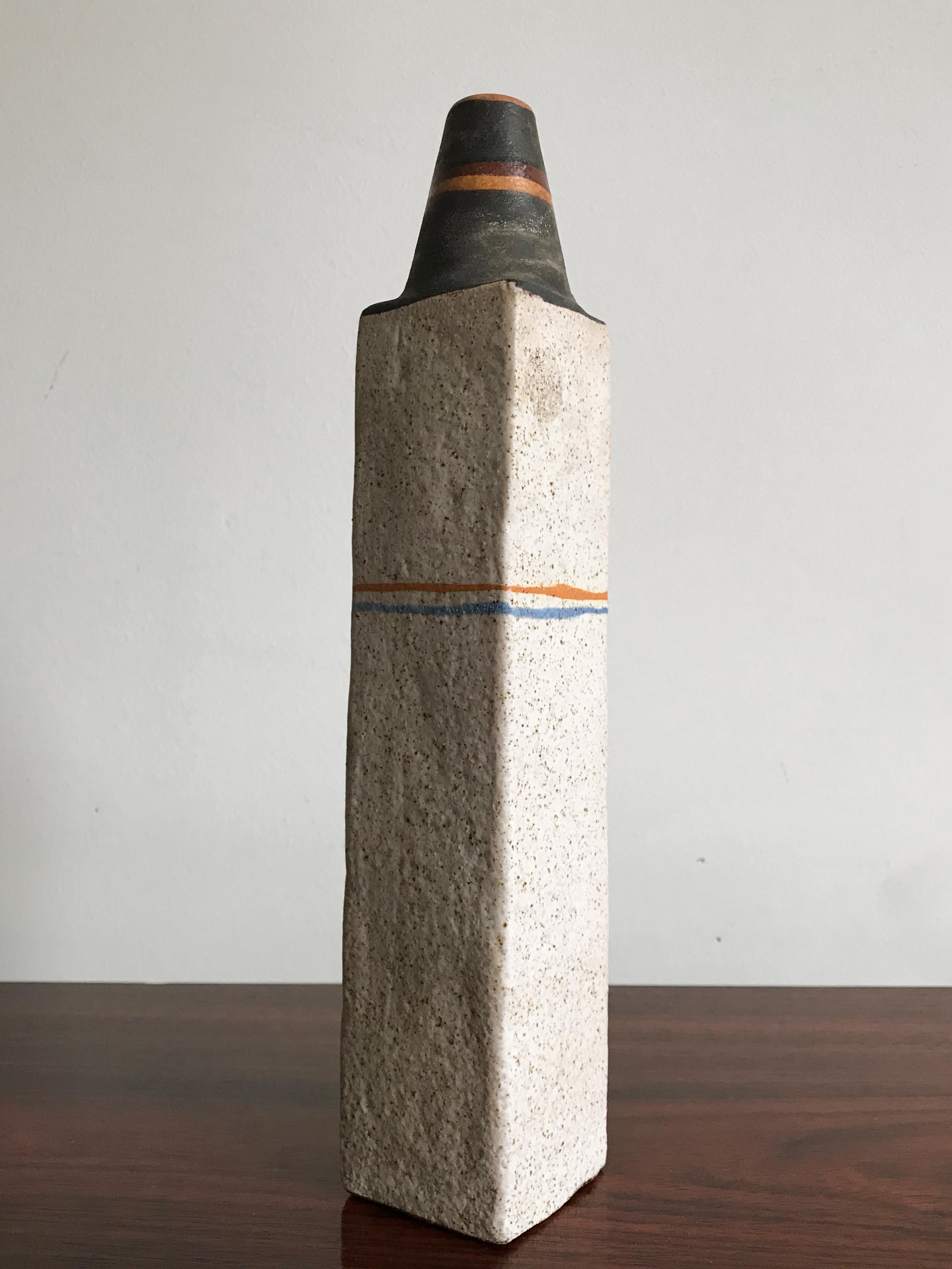 Italienisches Keramikvasen-Flaschen-Set von Ivo Sassi, Mid-Century Modern Design, 1950er Jahre (Moderne der Mitte des Jahrhunderts) im Angebot