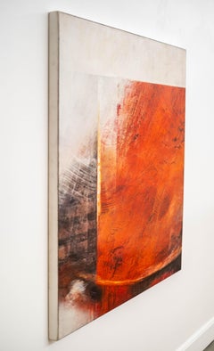 Close to the Ground #4 - painting, mixed media