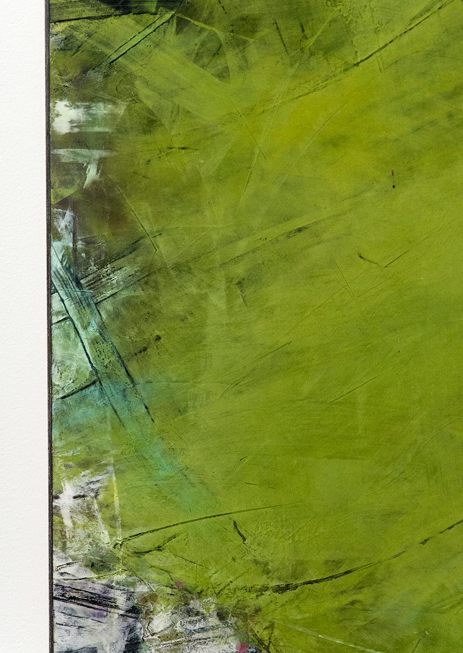 Variations in Green No 1 - Painting by Ivo Stoyanov