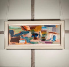 The Blue Door, Oil on Canvas Painting by Ivon Hitchens, 1972