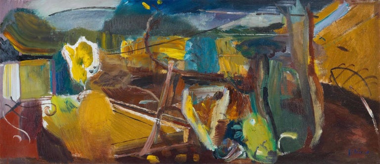 <i></noscript>Yellow Autumn from a Terrace,</i> 1948, Ivon Hitchens, offered by Osborne Samuel Gallery