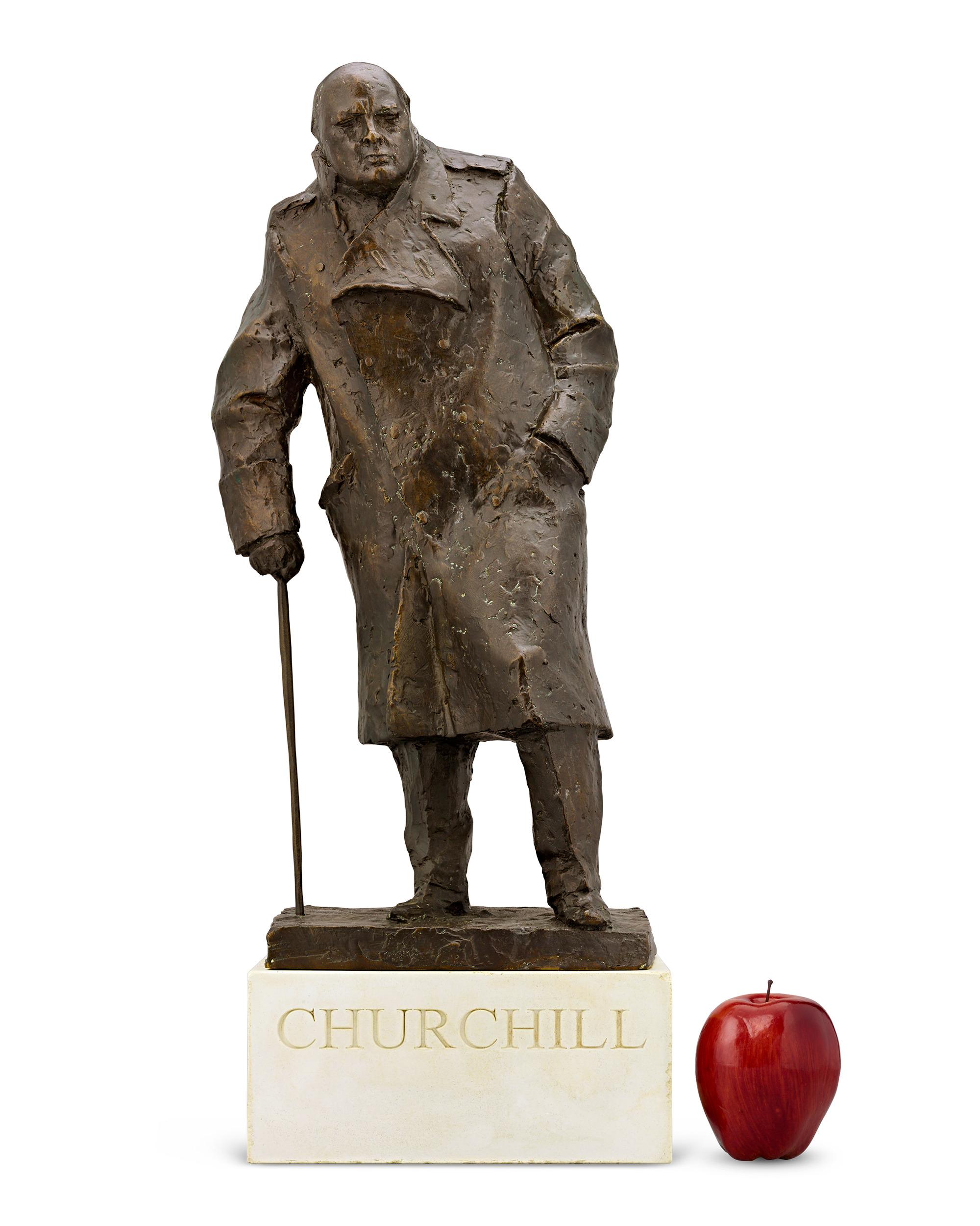Sir Winston Churchill Bronce por Ivor Roberts-Jones en venta 1