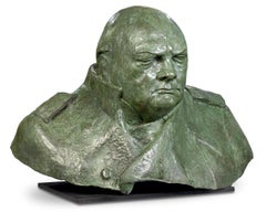 Winston Churchill Artist Proof Bust by Ivor Roberts-Jones