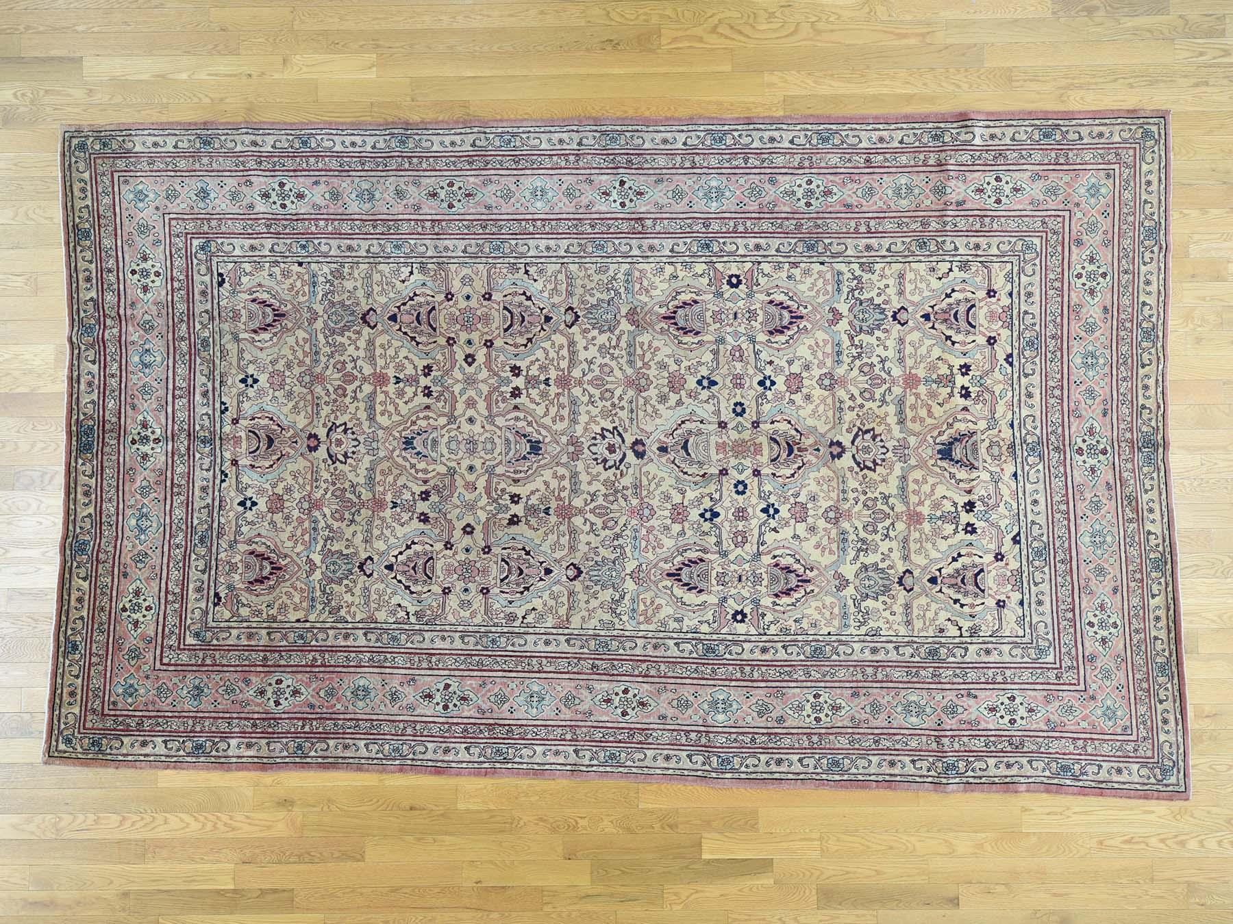 This is a genuine hand knotted oriental rug. It is not hand tufted or machine made rug. Our entire inventory is made of either hand knotted or handwoven rugs.

Adorn your house style with this splendid antique carpet. This handcrafted Turkish Sivas,
