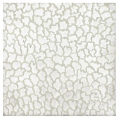 Ivory and Abstract Animal Print Rug "Mosaic Pelt" by Doris Leslie Blau