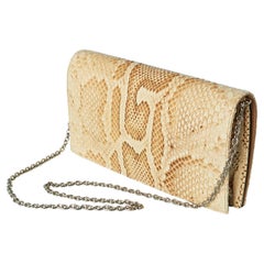 Ivory and beige small bag with animal pattern Christian Dior 2009