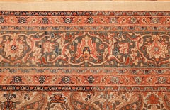 Antique Haji Jalili Tabriz Persian Rug. 9 ft 3 in x 13 ft
