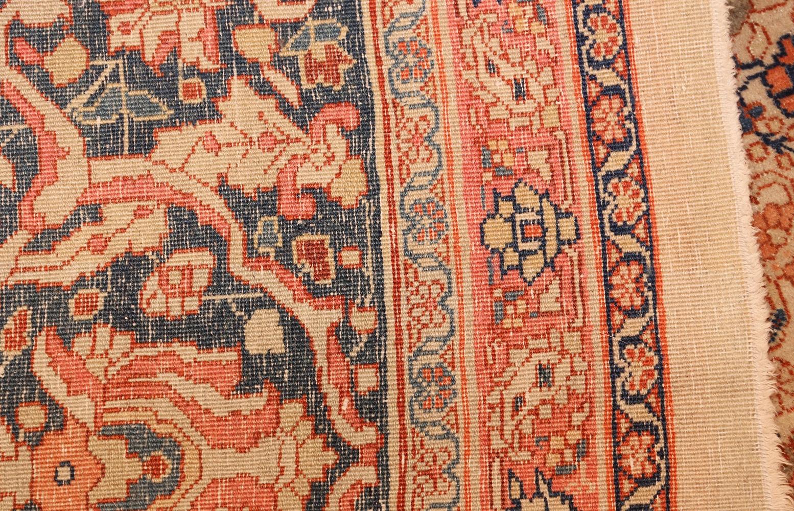 Antique Haji Jalili Tabriz Persian Rug. 9 ft 3 in x 13 ft  For Sale 2