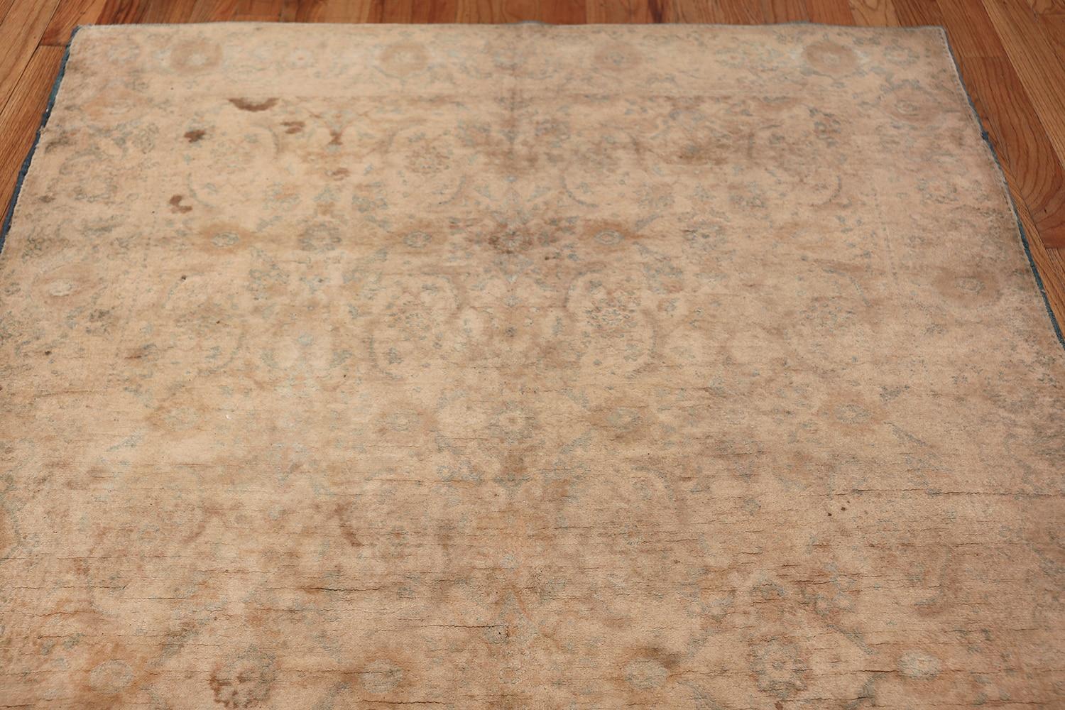 Antiker indischer Agra-Teppich aus Baumwolle. 5 ft x 8 ft 6 in im Angebot 7