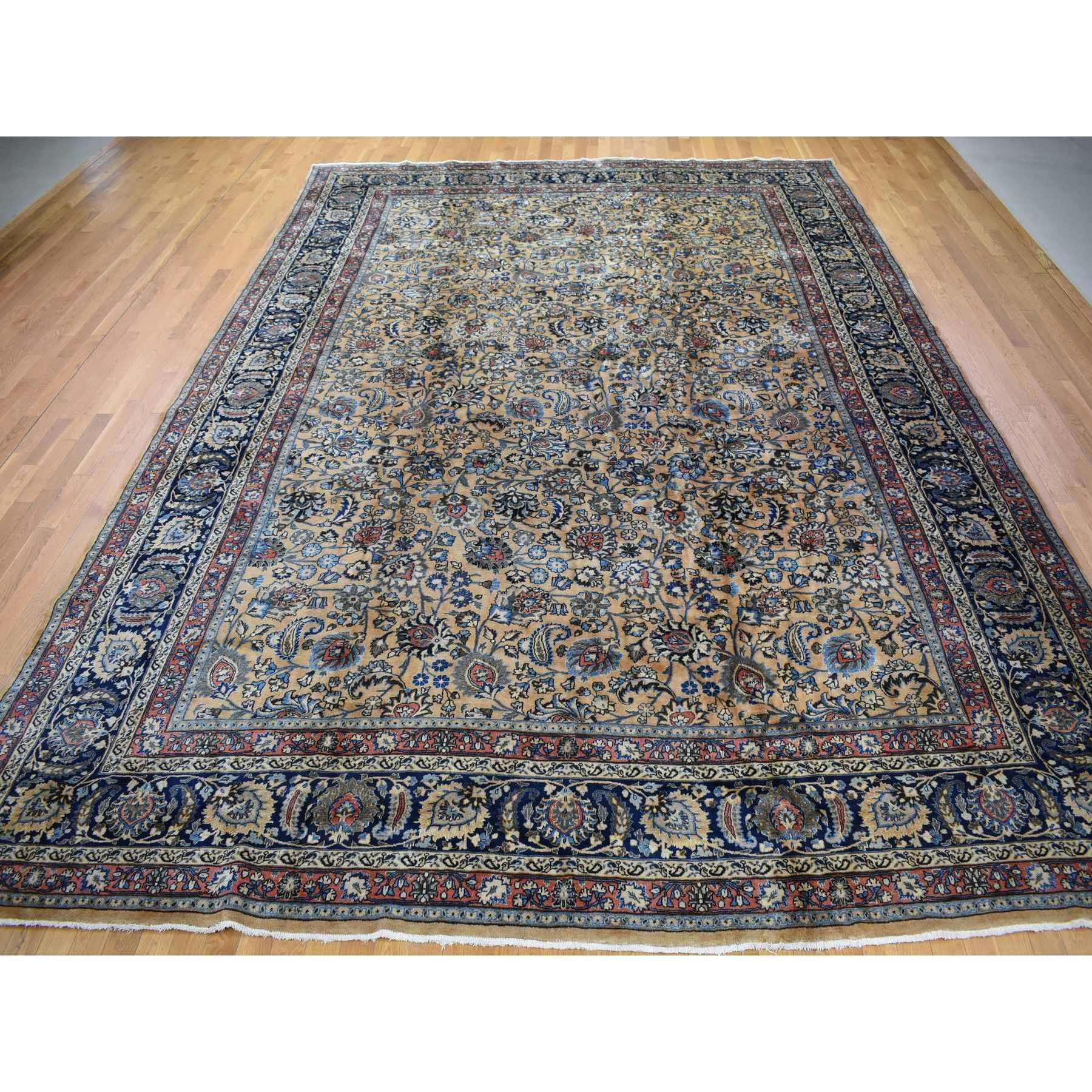 This fabulous Hand-Knotted carpet has been created and designed for extra strength and durability. This rug has been handcrafted for weeks in the traditional method that is used to make
Exact rug size in feet and inches : 11'9