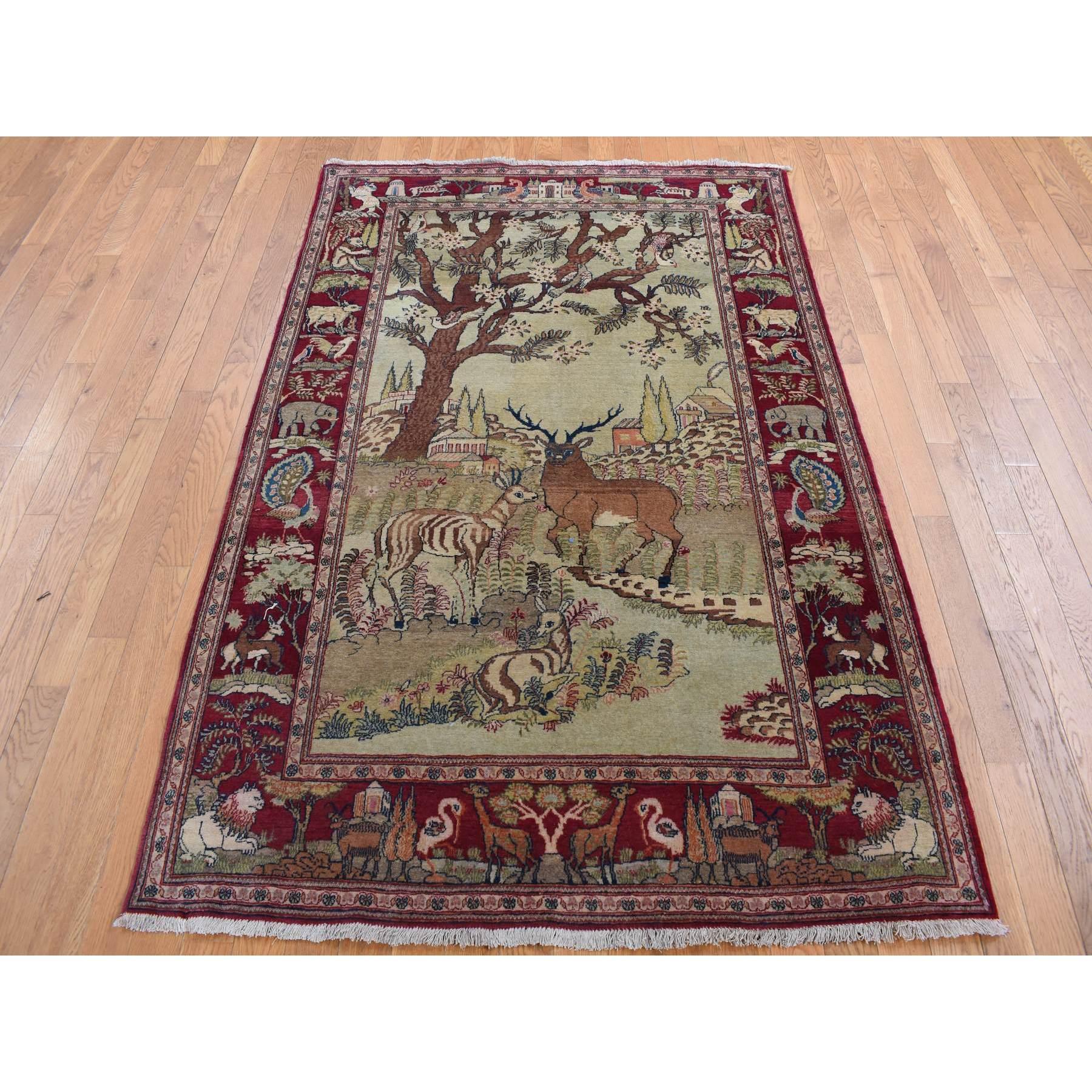 This fabulous Hand-Knotted carpet has been created and designed for extra strength and durability. This rug has been handcrafted for weeks in the traditional method that is used to make
Exact Rug Size in Feet and Inches : 4'7