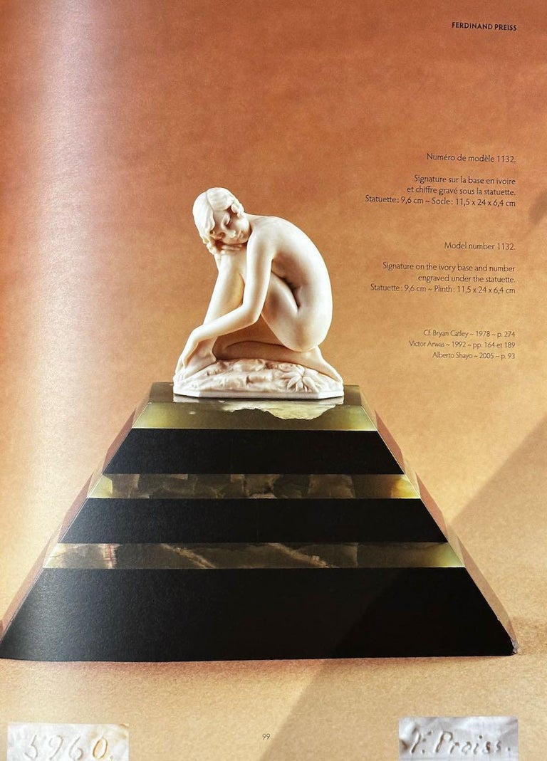 Ivory Art Deco Statues Galerie Bernard De Leye For Sale at 1stDibs