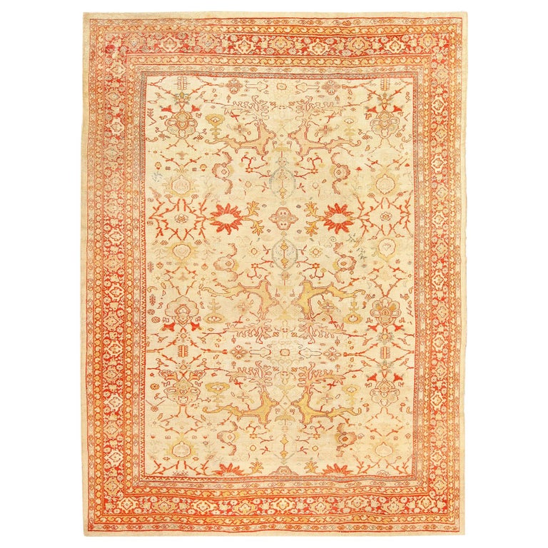 Taupe Traditional Persian Chobi Handmade Sultanabad Rug Wool 6' 7 x 8' 1 ft 