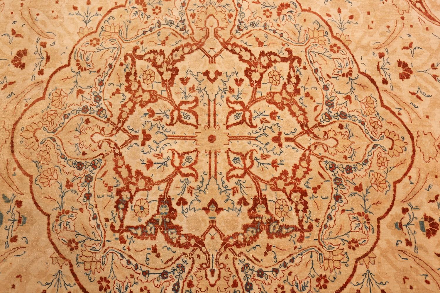 20th Century Antique Tabriz Haji Jalili Persian Rug. Size: 9' 2
