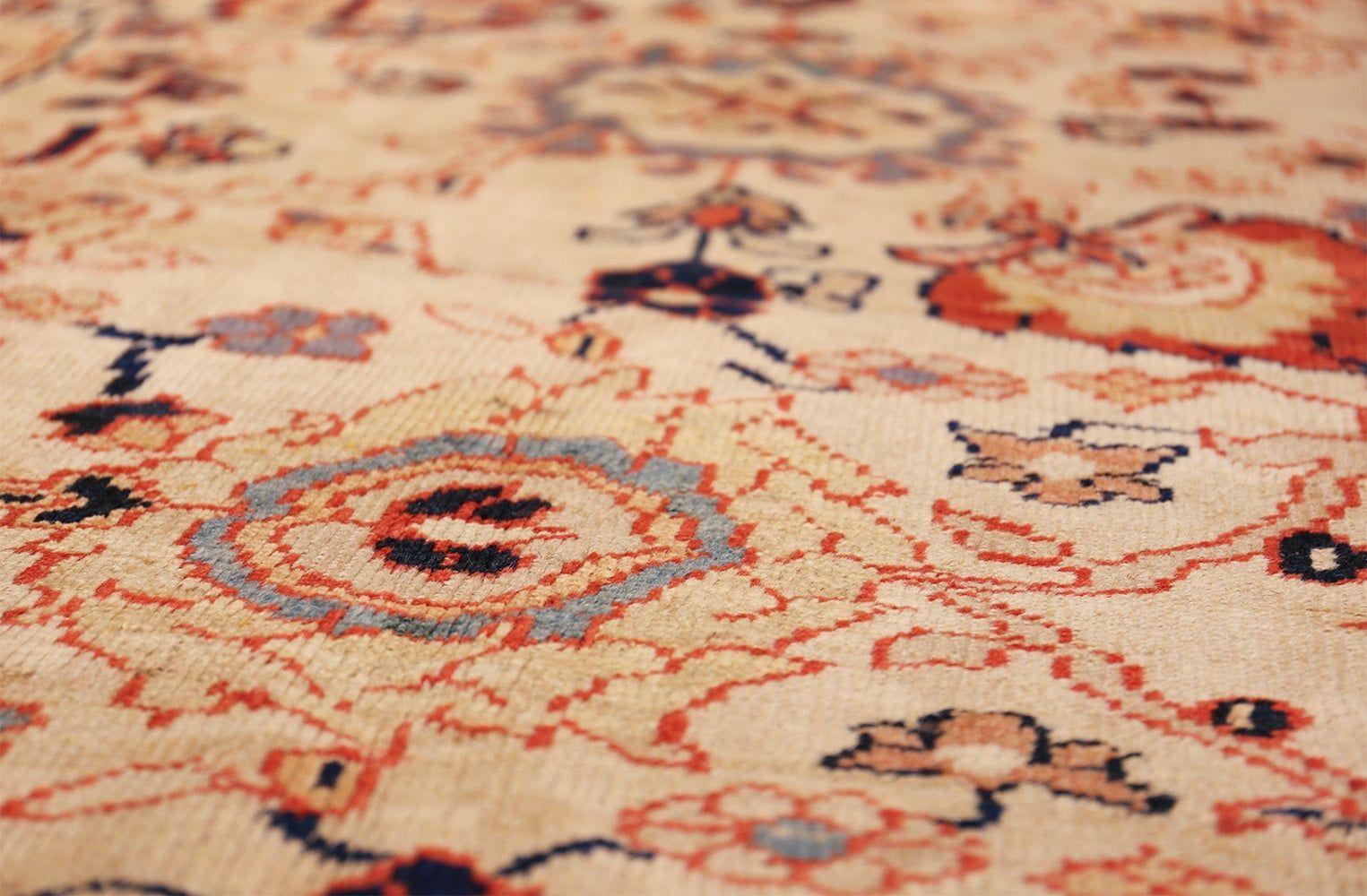 Hand-Knotted Antique Persian Sultanabad Rug. Size: 11' x 14' 4