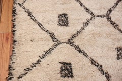Vintage Beni Ourain Moroccan Rug. 6 ft 6 in x 12 ft 3 in