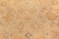Alriz Collection Ivory & Beige Oushak Rug