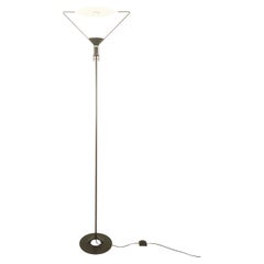 Ivory & Black Metal 1980s Floor Lamp Polifemo by Carlo Forcolini for Artemide