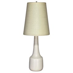 Ivory Ceramic Table Lamp by Bostlund Denmark