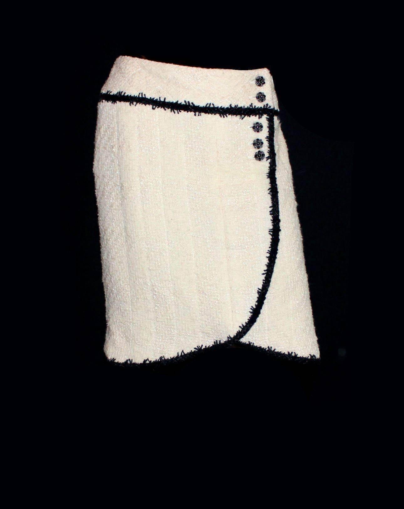 chanel wrap skirt