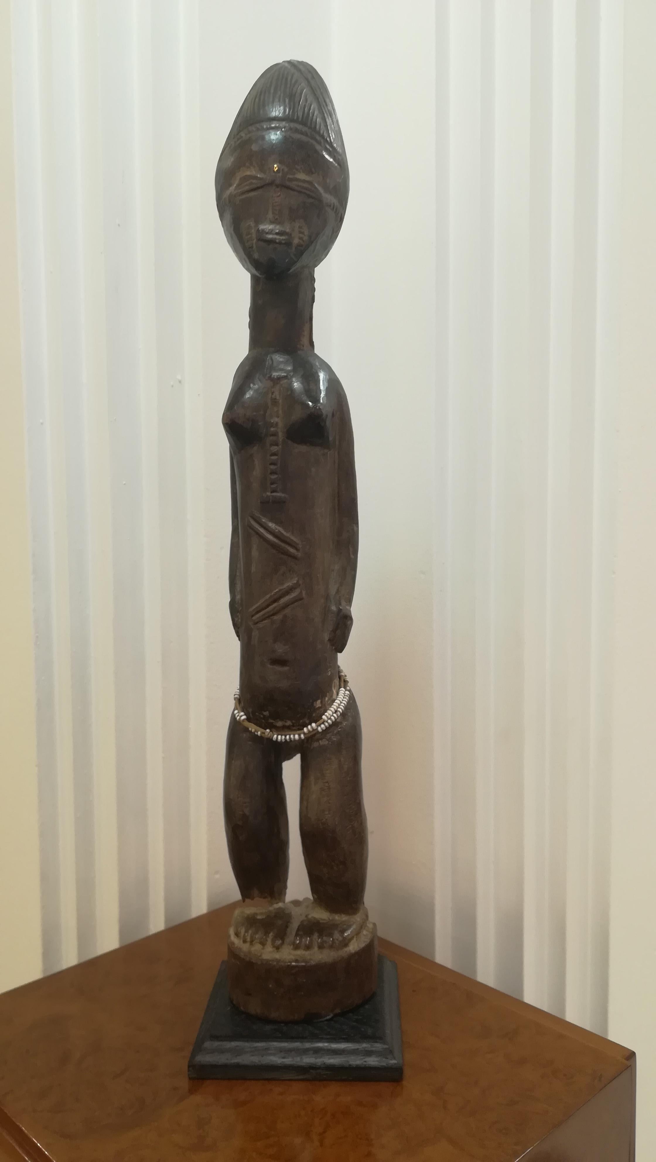 Ivory Coast Baoule figure
Provenance: Alain de Monbrison collection.