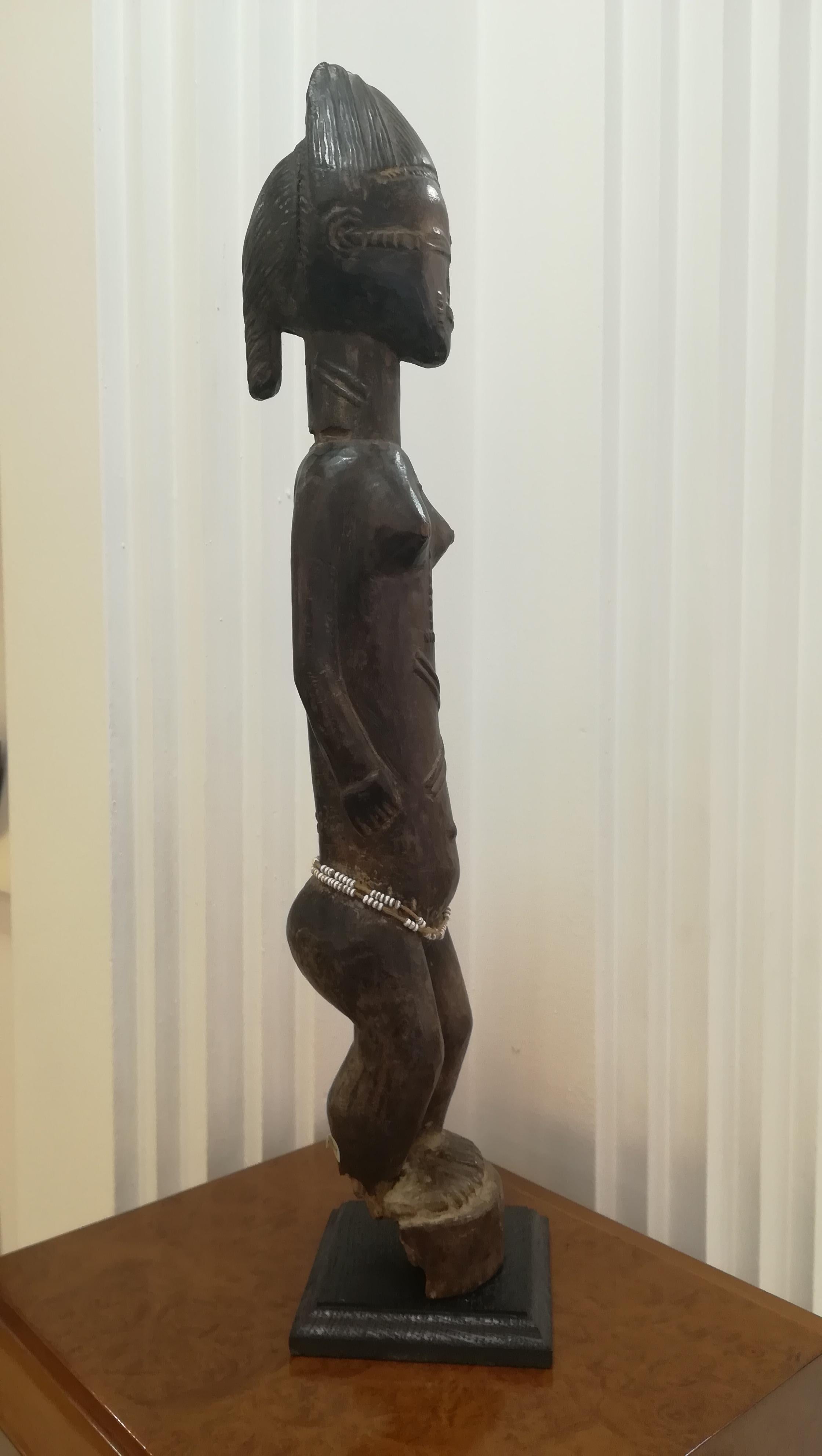 Ivorian Ivory Coast Baoule Figure with Provenance