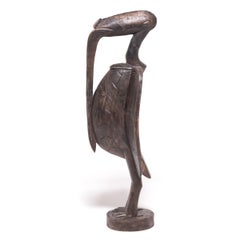 Ivory Coast Senufo Standing Bird