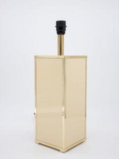 Ivory Colored Glass Table Lamp, 20th century