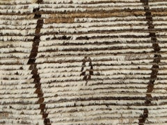Ivory Geometric Design Berber Style Runner Rug