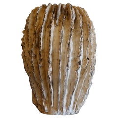 Ivory Glazed Ceramic Big Vase by Studio Thao, Italy, 2021