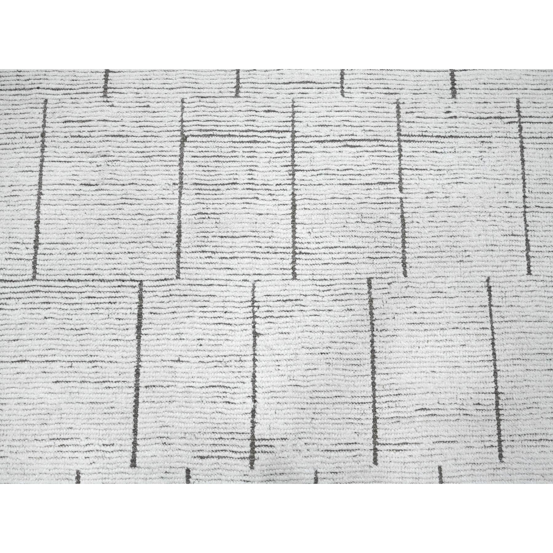 Lana Tappeto orientale oversize avorio annodato a mano in pura lana 12' x 16'2