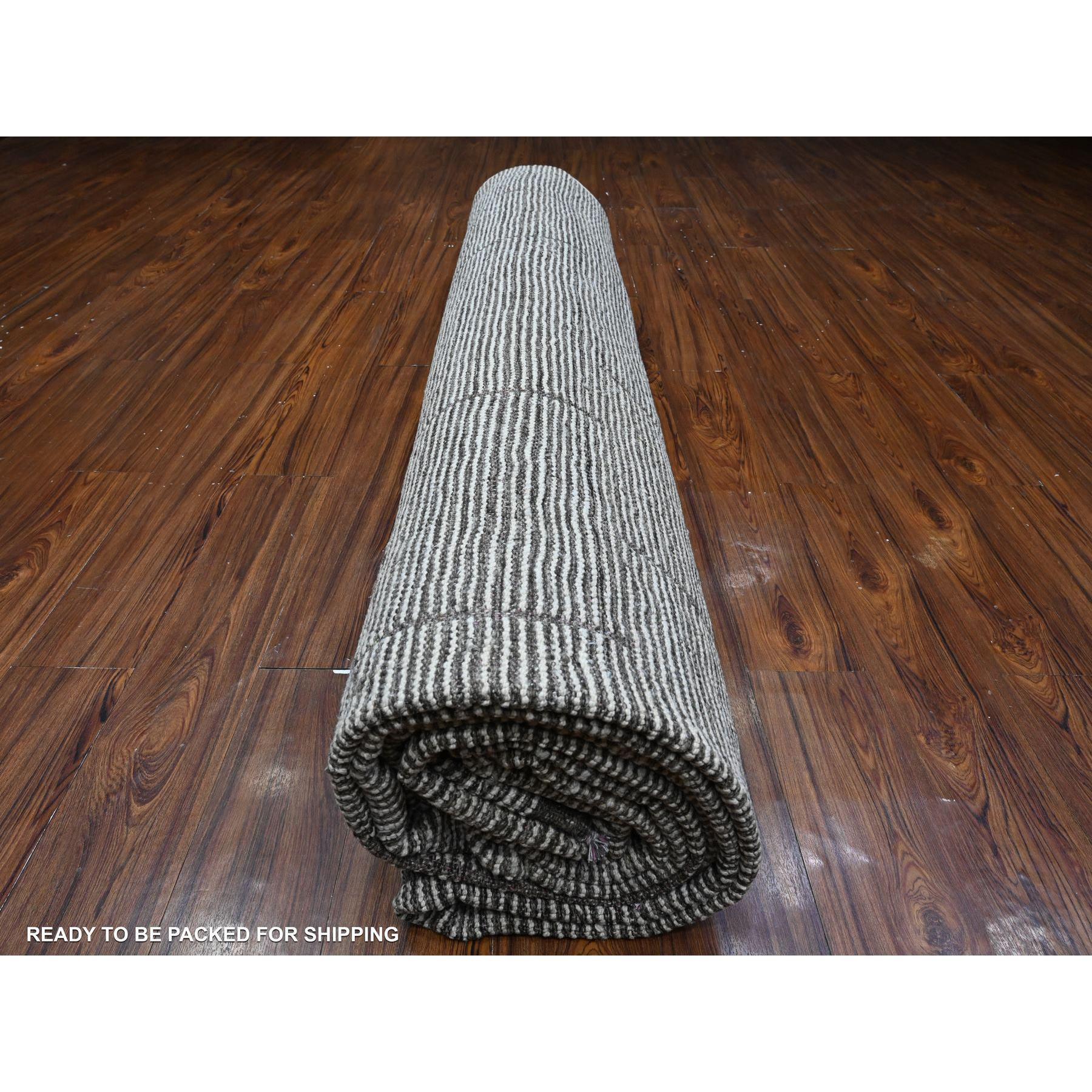 Tappeto orientale oversize avorio annodato a mano in pura lana 12' x 16'2