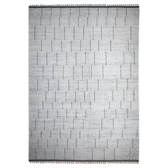 Ivory Hand Knotted Moroccan Weave Pure Wool Oversized Oriental Rug 12' x 16'2"