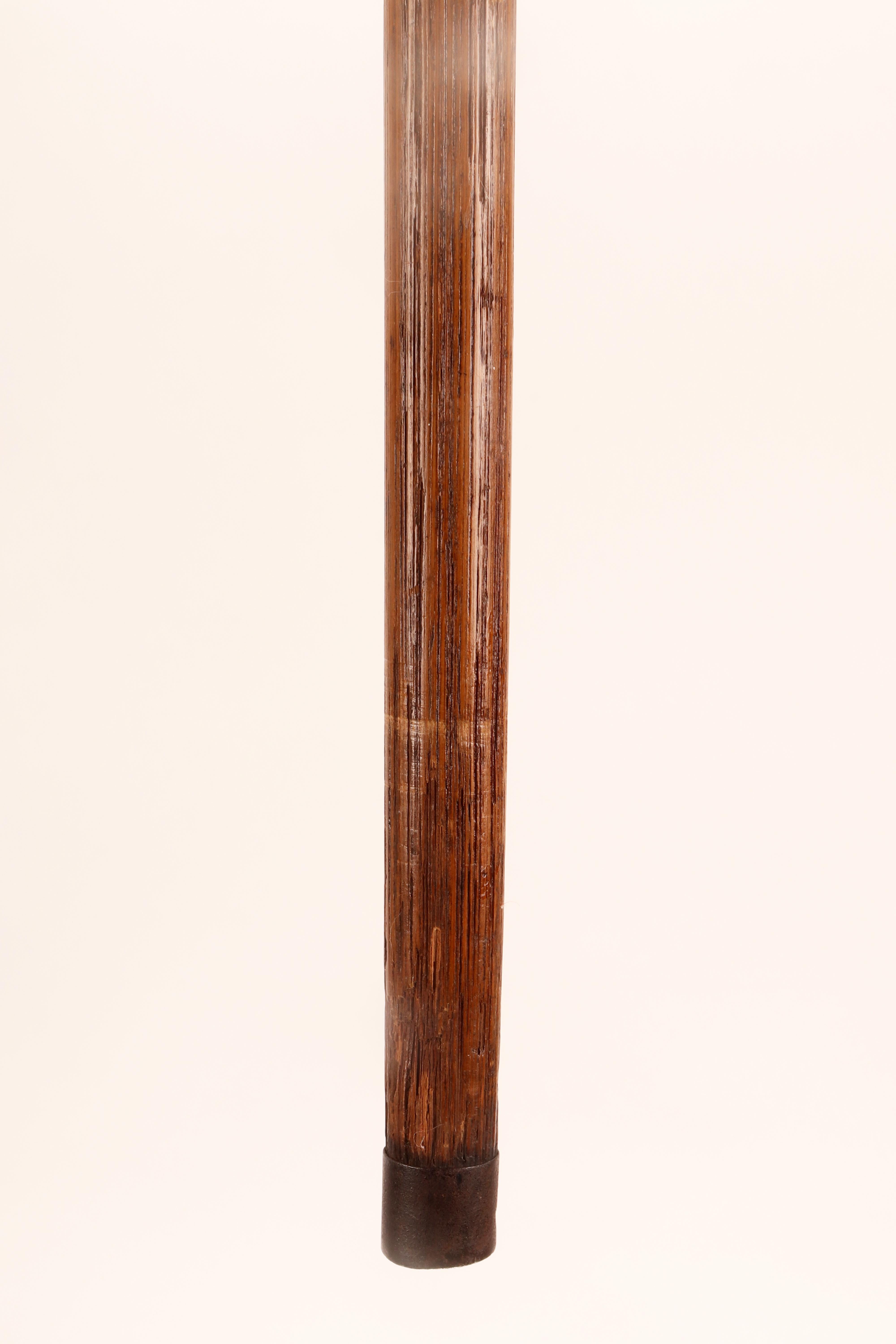 Ivory handle walking stick depicting a goose head, Austria1880.  For Sale 4