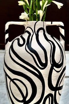 Ivory Horizon Vase by Deetee Home