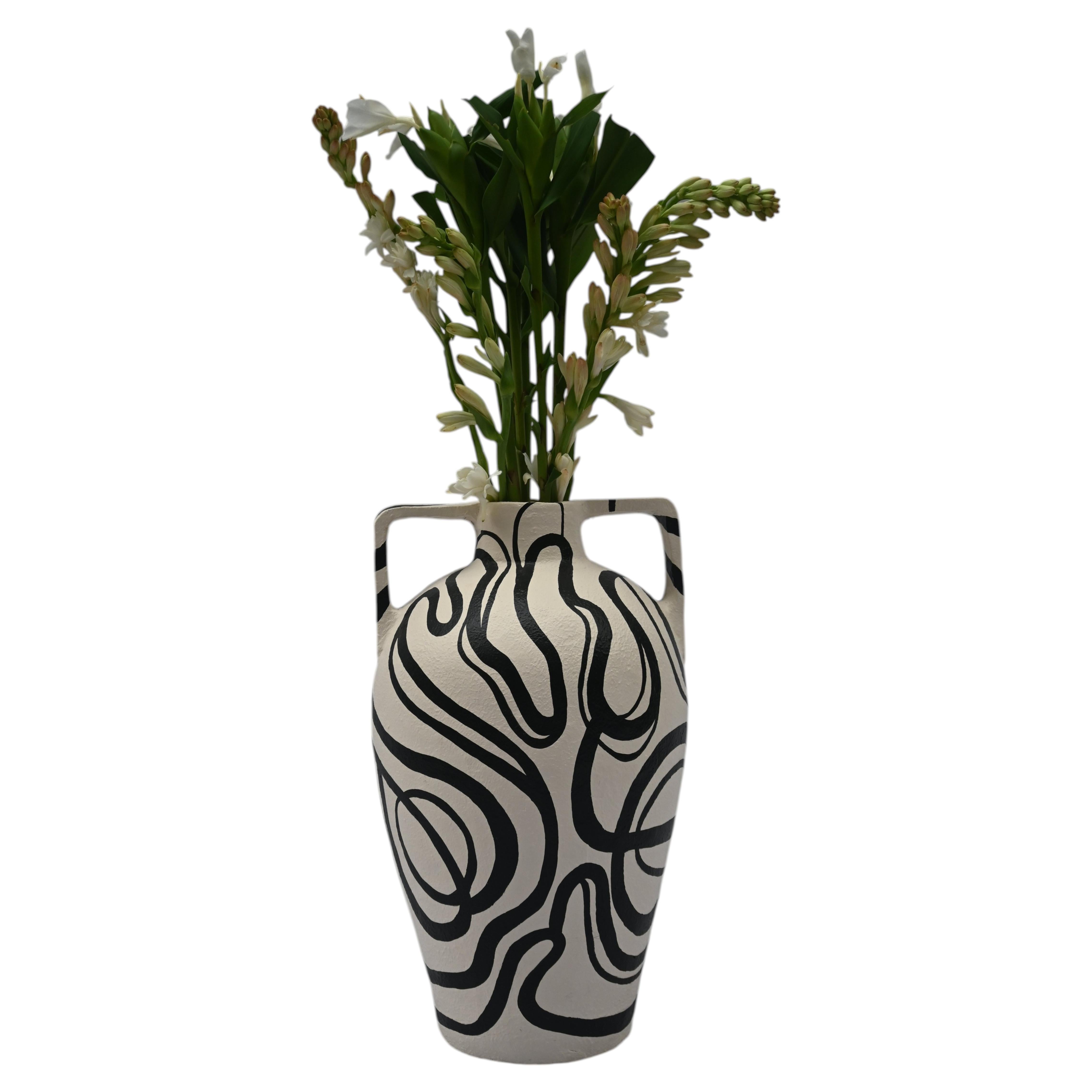 Ivory Horizon Vase by Deetee Home For Sale