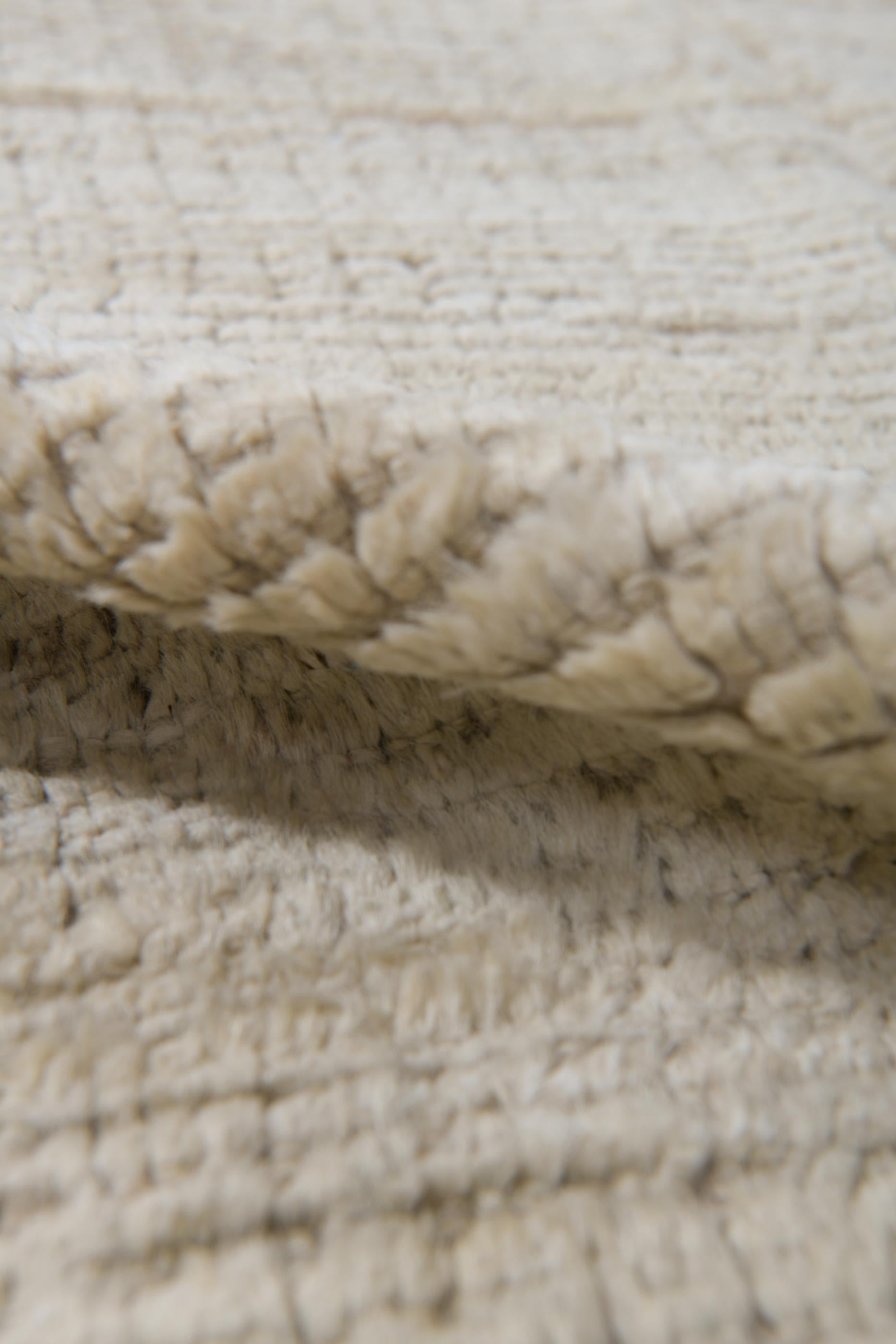 Wool Ivory Khaki Tulu For Sale