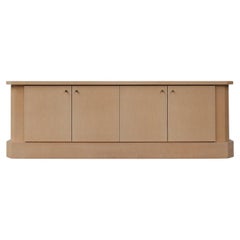 Ivory Lacquer Sideboard by Jean Claude Dresse