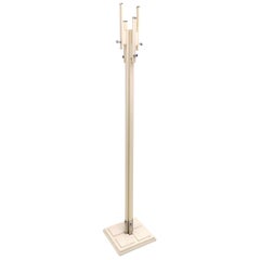 Retro Ivory Lacquered Wood Coat Rack by Carlo de Carli for Fiarm, Italy