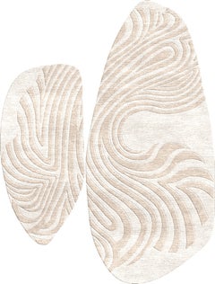 IVORY MIRAGE – Custom Handmade Rug in TENCEL / New Zealand Wool by Rugs & Co