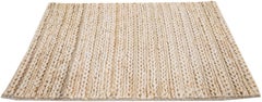 Ivory Modern Natural Style Handmade Custom Jute Rug