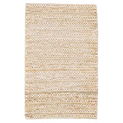 Ivory Modern Natural Style Handmade Custom Jute Rug