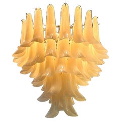 Ivory Murano Saddle Glass Chandelier