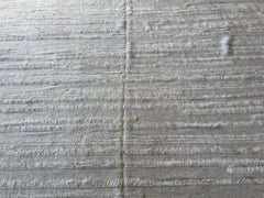 Ivory on Ivory High Low Moroccan Design Area Rug