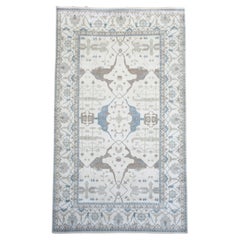 Ivory Oushak Area Rug