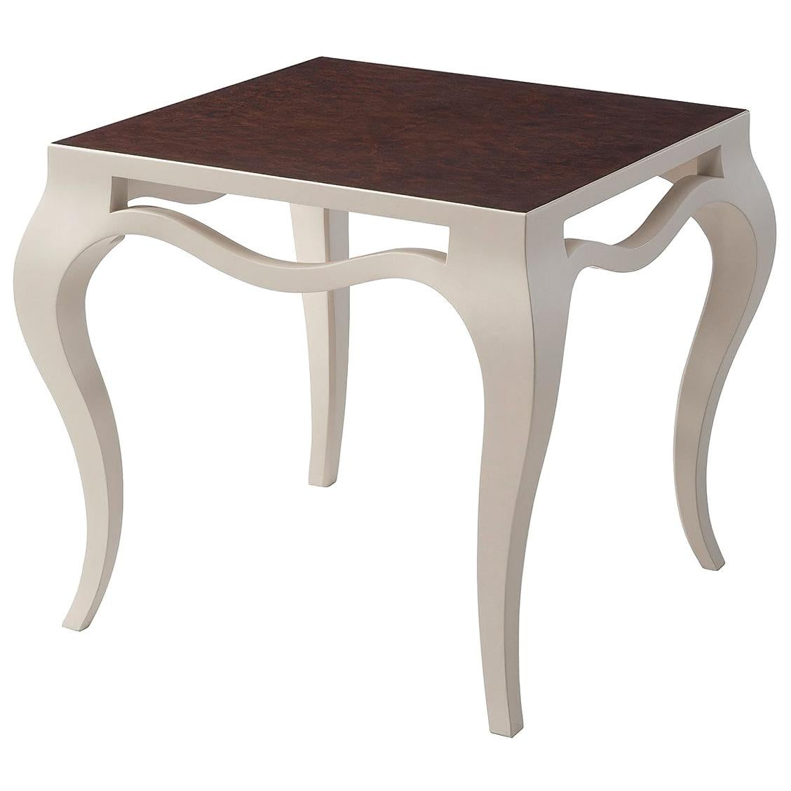 Ivory Painted Side Table