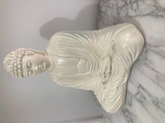 Ivory Patina Buddha Statue