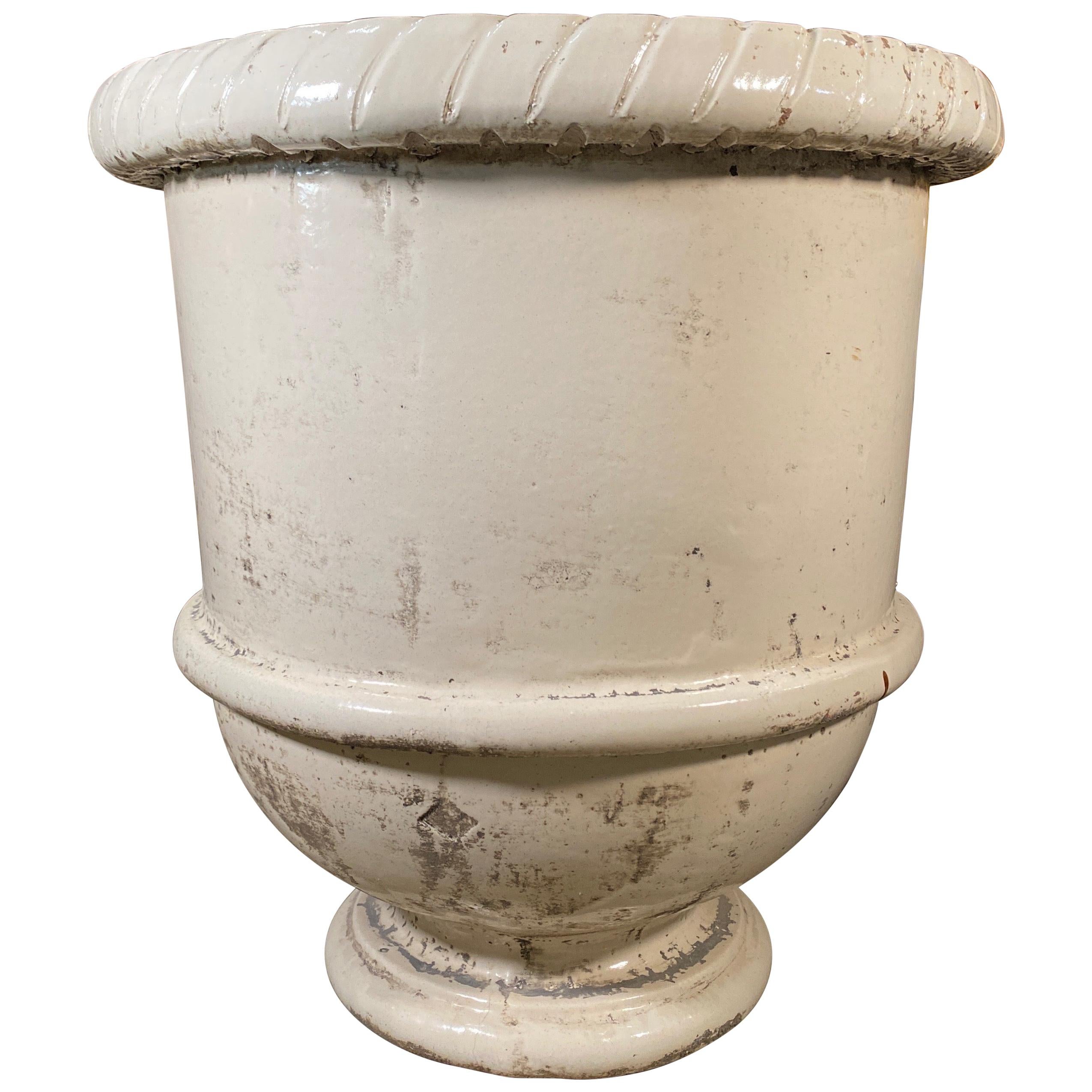 Ivory Provençal Urn