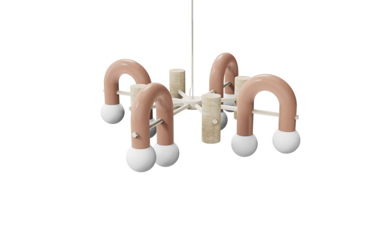 gebied Rennen halsband Ivory Pyppe Suspension Lamp 100 by Utu Lamps For Sale at 1stDibs